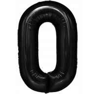Fóliový balón číslo 0 narodeninové číslo ZERO 1-99 dekorácia VEĽKÁ HELKA 100cm