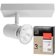 LED stropné svietidlo, nastaviteľná koľajnica, nástenné svietidlo E27