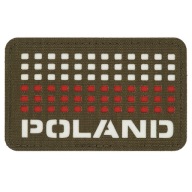 PATCH POĽSKÁ VLAJKA VELCRO 50/80 M-Tac OLIV