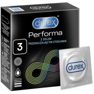 DUREX PERFORMA - oddialenie ejakulácie 3 ks PL