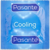 PASANTE COOLING chladivé, stimulačné, rebrované kondómy, 1 ks.