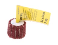 MONTOVANÉ KLAPOVÉ KOLESO S NETKANOU LÁTKOU 32x6 mm