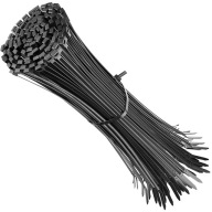 100x KABELNÉ VIAZAČKY KONCOVKY NA Zips KABELNÉ VIAZAČKY ODOLNÉ UV žiareniu 3,6x250 mm