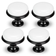 4x NÁBYTOKOVÝ GOMBÍK RETRO PORCELÁNOVÁ SKRIŇOVÁ KĽÚČKA