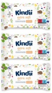 KINDII VLHČENÉ Utierky EXTRA SOFT 3x60 ks.
