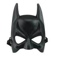 BATMANOVÁ MASKA S GUMAČOU, ČIERNA