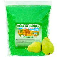 Farebný cukor do stroja na cukrovú vatu, HRUŠKA 1KG