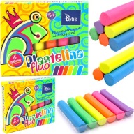 Fluo Tetis KP002-A školská plastelína, 6 farieb