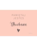 Magnet na chladničku. Pamätaj, si milovaný (ružový)