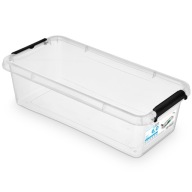 PLASTOVÝ KONTAJNER S VEKOM NA ÚLOŽNÝ BOX ORGANIZÁTOR 6L