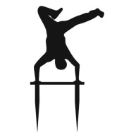 HIP HOP Freestyle Dance Dancer Topper Čierne plexisklo
