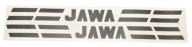Čiernobiele nálepky Jawa 50 - pár - originál
