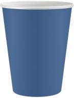 Navy Blue papierové poháre Birthday Party 250ml 6ks.