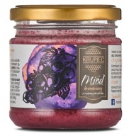 NATURAL Med smotanový s čiernymi ríbezľami 220g