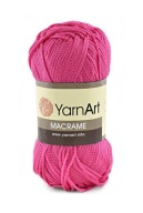 Polyesterová struna YarnArt Macrame 1,5 140 fuchsiová