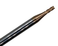 KARBIDOVÁ FRÉZA VHM 4 HROTY 1mm 55HRC TiSiN