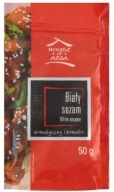 BIELY SEZAM 50g PRÍRODNÝ SEZAM ZÍSKAVA PRÍRODNÝ DOM ÁZIE