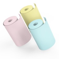 3x FAREBNÉ PAPIEROVÉ KOLEČKY PRE TEPELNÁ TLAČIAREŇ