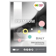PREMIUM BIELY TECHNICKÝ BLOK A4 10K HAPPY FARBA