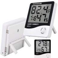 DIGITÁLNY TEPLOMER HYGROMETER HODINY METEOSTANICE 49