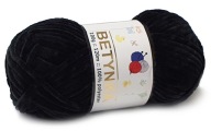 BETTYNKA baby SOFT maskoti z priadze BLACK 311
