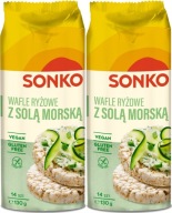 Ryžové vafle Sonko s morskou soľou 130g x2