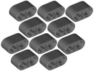 Nosník LEGO Liftarm 1x2 C. Grey (60483/4515183) x10
