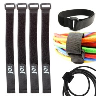 Svorky na suchý zips ORGANIZER Suchý zips na upevnenie STRONG CLAMP 4 ks