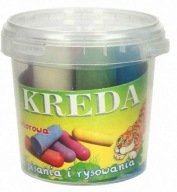 Farebná chodníková krieda JUMBO 7 kusov Mar-Bor
