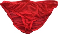 SEXY PÁNSKE ČERVENÉ EROTICKÉ TRANSPARENTNÉ TOPÁNKY