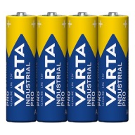 VARTA Industrial Pro Ultra výkonné alkalické batérie LR06 AA 1,5V sada 4 kusov