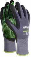 Rukavice Stalco PERFECT NITRILE FLEX DOTS veľkosť 10 1 pár