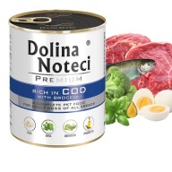 DOLINA NOTECI Prémiové krmivo pre psov Treska 800g