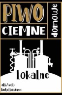 10x Samolepiace FÓLIOVÉ etikety na TMAVÉ pivo