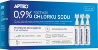 Fyziologický soľný roztok 0,9% NaCL chlorid sodný 40 ks.