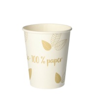 Ekologické papierové poháre ZERO % PLASTIC 250 ml 50 ks (bez poplatkov za SUP)