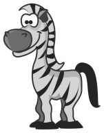 NÁLEP NA OKNO SKLENENÉ ZRKADLO ZEBRA ZOO