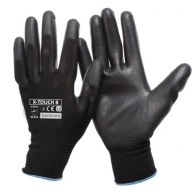 Čierne rukavice potiahnuté polyuretánom Procera X-Touch B veľkosť 10 - XL