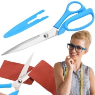 KRAJČÍRSKE NOŽNICE VEĽKÉ OSTRÉ NOŽNICE NA LÁTKY + OBAL 23 cm