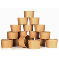 Papierová nádoba na zmrzlinu 130ml KRAFT 25 ks. (na ďalší predaj)