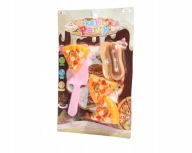 UMELÉ POTRAVINY PIZZA COOKIE NA VELCRO