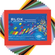 A5 Superior farebný technický blok, 25 farieb
