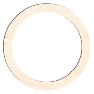drevená obruč na lapač snov, šírka 11 cm, 10 mm