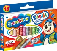 Bambino pastelky 18 farieb