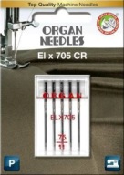 3129 Organ Elx705 CR poloploché ihlice, veľkosť 75