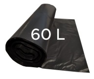 LDPE vrecia na odpadky na odpad STRONG čierne 60L 50 ks