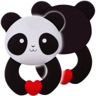 AKUKU SILIKÓNOVÉ MÄKKÉ ZÚBKY PANDA NA ZÚBKY