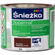 ŚNIEŻKA SUPERMÁLNA OLEJO-FTALOVÁ FARBA HNEDÁ 0,2L
