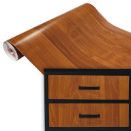 Lepiaca fólia Nábytková dyha podobná drevu ALDER MEDIUM šírka 45 DIY