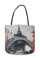 3D nákupná taška veľká 45x42 SÉRIA MESTO PARÍŽ